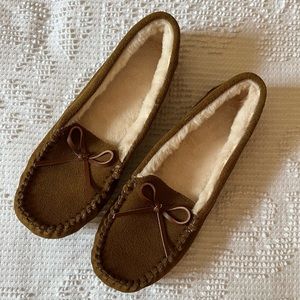 Moccasin Slippers w/ Memory Foam Insole
